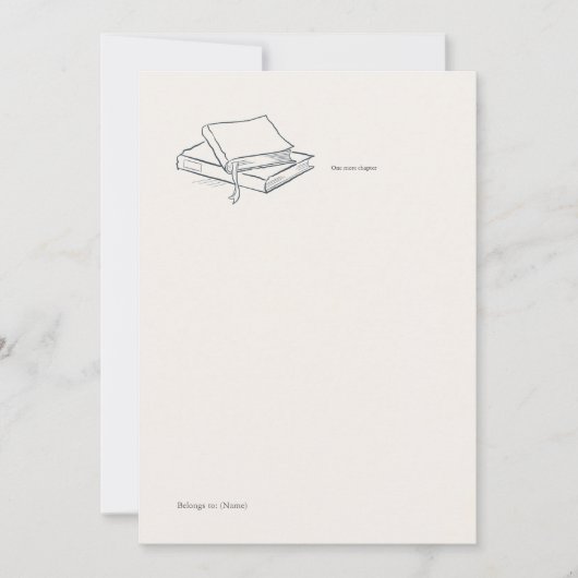 Introvert Solitude Gift Personal Correspondence (Voorkant)