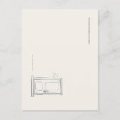 Introvert Stille Afzondering Aangepaste Correspond Briefkaart (Voorkant)