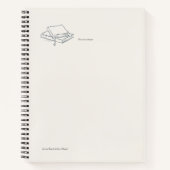 Introvert Stille Solitude Geschenk Notitieboek (Voorkant)