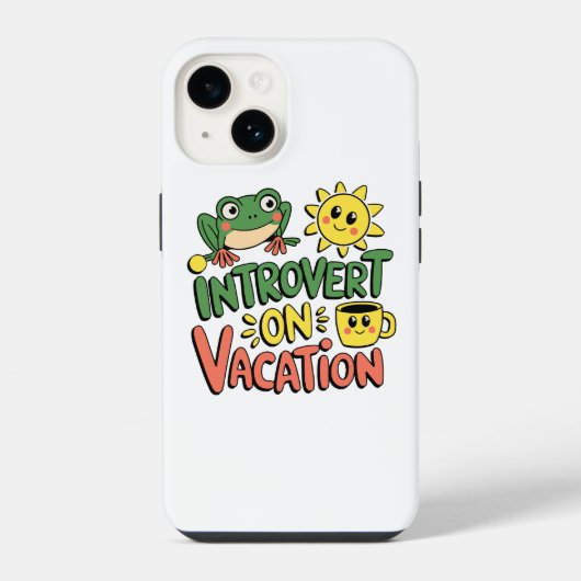 Introvert Sunshine Break iPhone Hoesje (Achterkant)