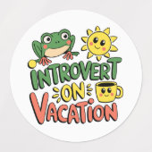 Introvert Sunshine Break Labels (Design 1)