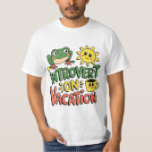 Introvert Sunshine Break Mannen T-shirt (Voorkant)