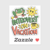 Introvert Sunshine Break Sticker (Vel)
