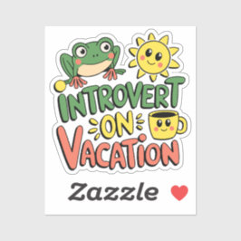 Introvert Sunshine Break Sticker