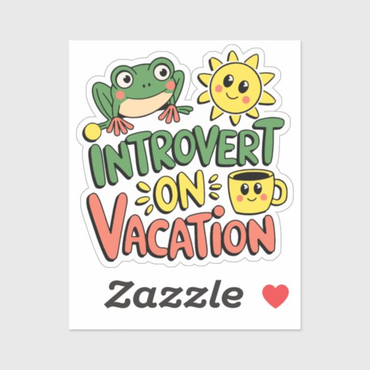 Introvert Sunshine Break Sticker (Vel)