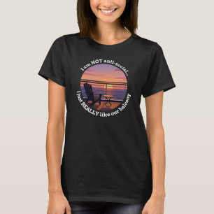 Introvert T-shirt voor Echteparen "Ik Hou Echt van
