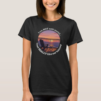 Introvert T-shirt voor Echteparen "Ik Hou Echt van