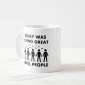 Introvert Totdat Mensen Grappig Zijn Mok of Reisbe (Voorkant links)