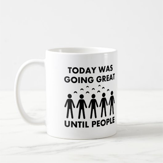 Introvert Totdat Mensen Grappig Zijn Mok of Reisbe (Links)