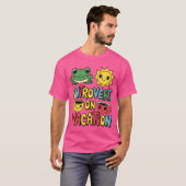 Introvert Vacation Mode-Mannen T-shirt (Voorkant volledig)