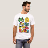 Introvert Vacation Mode-Mannen T-shirt (Voorkant volledig)