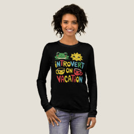 Introvert Vakantie Mode Vrouwen Tri-Blend Shirt