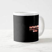Introvert Writer Grote Koffiekop (Voorkant rechts)