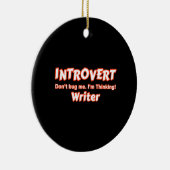 Introvert Writer Keramisch Ornament (Rechts)