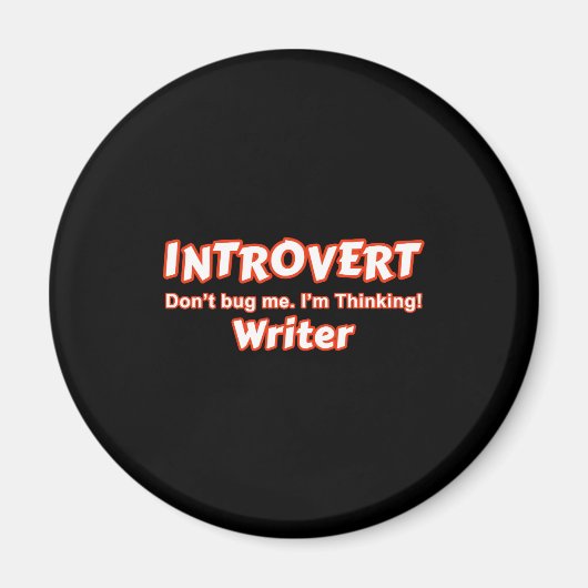 Introvert Writer Magneet (Voorkant)