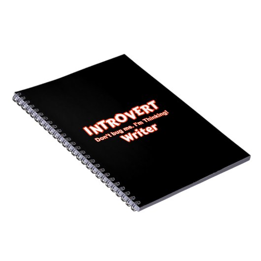 Introvert Writer Notitieboek (Rechterzijde)