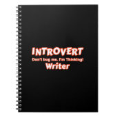 Introvert Writer Notitieboek (Voorkant)