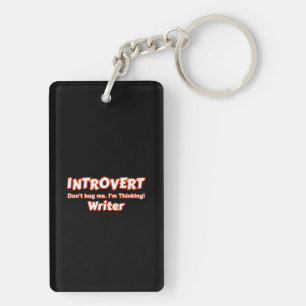 Introvert Writer Sleutelhanger