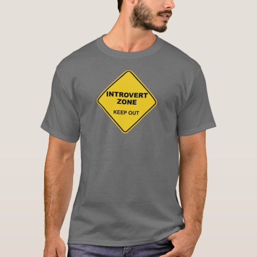 Introvert Zone uit T-shirt (Voorkant)