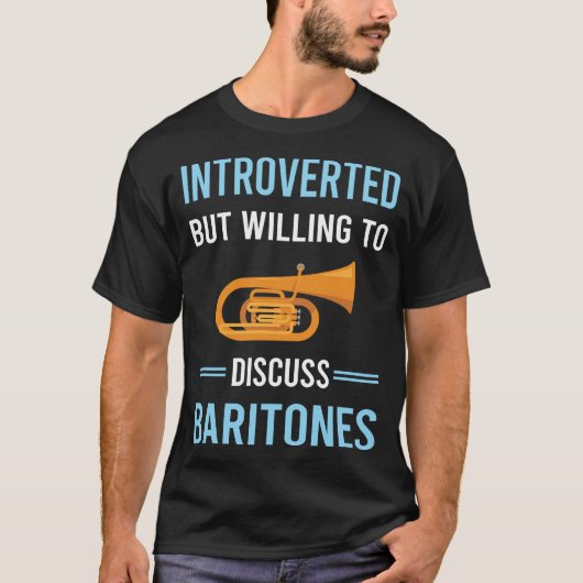 Introverte bariton t-shirt (Voorkant)