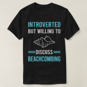 Introverte Beachcomber T-shirt (Design voorkant)