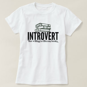 Introverte Boekenliefhebber T-shirt