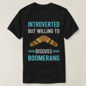 Introverte boemerang t-shirt (Design voorkant)