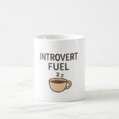 Introverte brandstof - koffie eerst koffiemok (Center)