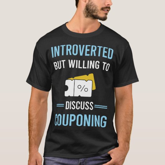 Introverte couponbon t-shirt (Voorkant)
