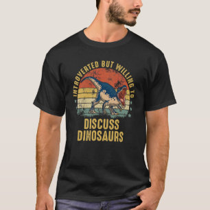  Introverte Dinosaurus 8 T-shirt