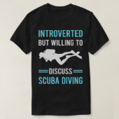 Introverte duikduiker t-shirt (Design voorkant)