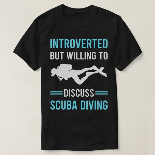 Introverte duikduiker t-shirt (Design voorkant)