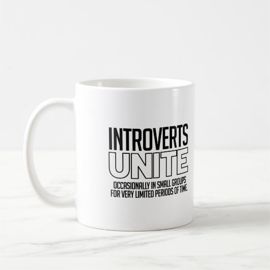 Introverte eenheid: Af en toe Koffiemok (Links)