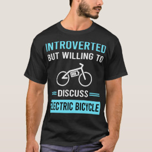 Introverte elektrische fiets E fiets e fiets T-shirt