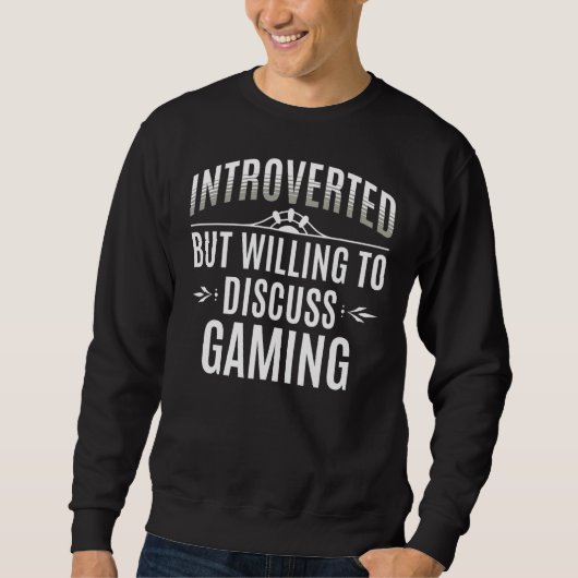 Introverte games trui (Voorkant)
