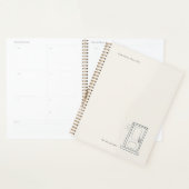Introverte gave rustige eenzaamheid gesloten deur planner (Display)