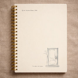 Introverte gave rustige eenzaamheid gesloten deur planner