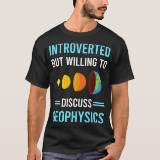 Introverte geofysicus t-shirt