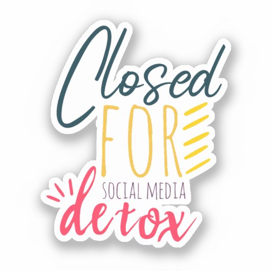 Introverte Humor Sticker (Voorkant)