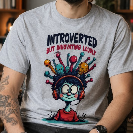 Introverte Innovator Quarige Creatief T-shirt