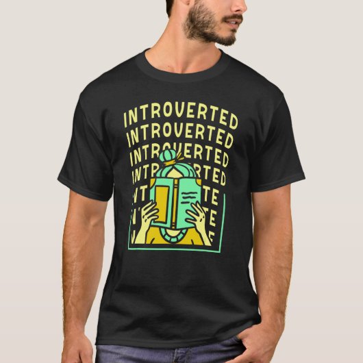 Introverte introverte verlegenheid t-shirt (Voorkant)