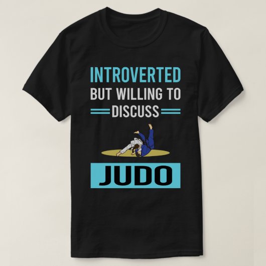 Introverte judo t-shirt (Design voorkant)