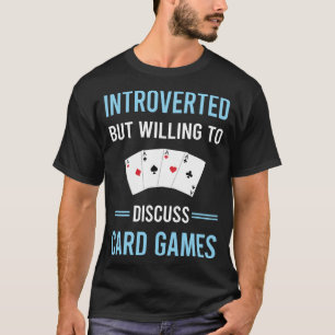 Introverte Kaart Spelletjes T-shirt