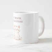 Introverte Kat Grote Koffiekop (Voorkant rechts)