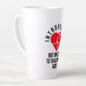 Introverte maar bereid om over de Mok van wijn te  (Linkerhoek)