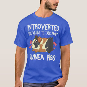 Introverte maar bereid om te praten over parelhoen t-shirt