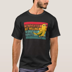 Introverte maar gouden papegaaien Conure T-shirt