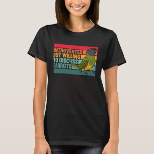 Introverte maar papegaaien Senegal papegaai T-shirt
