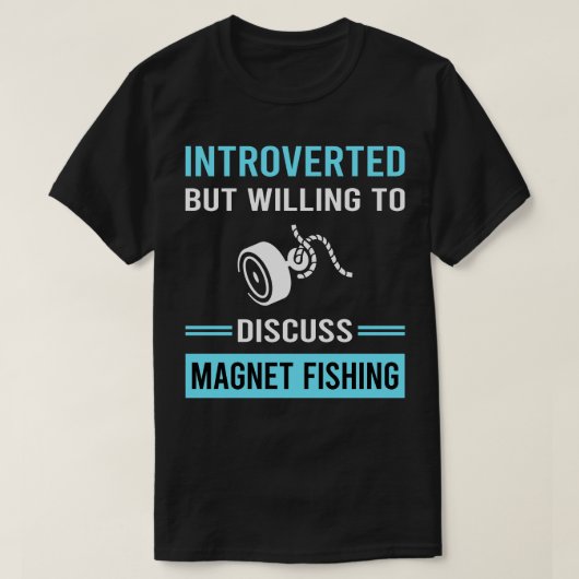 Introverte magneet Gevist T-shirt (Design voorkant)