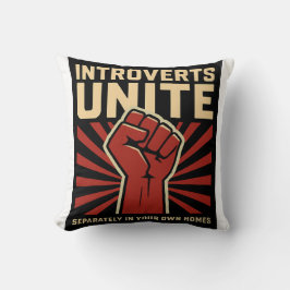 Introverte mensen verenigen zich apart in je eigen kussen